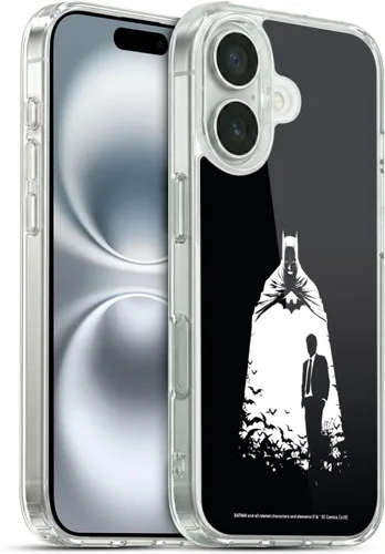 Vista 91 de Head Case Designs Officially Licensed Batman DC Comics Alter Ego Bats Duality Gel Case [Military Grade Protection] Compatible with Apple iPhone 7