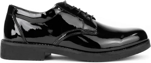 Vista 2 de RYNO GEAR Men's Leather and Hi-Gloss Style Uniform Oxford Dress Shoes
