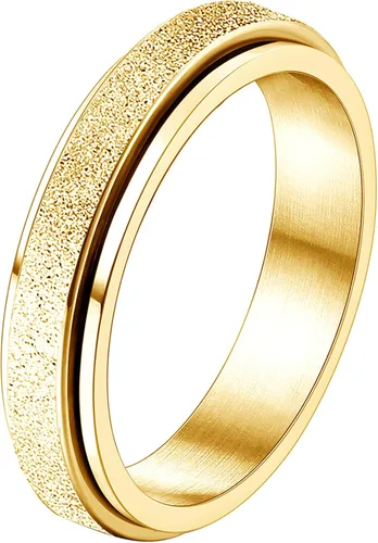 Vista 9 de Diamday Anillos para la ansiedad para mujeres y hombres, 2 0.157 in, anillo giratorio de acero de titanio para aliviar la ansiedad y el estrés