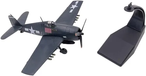 Vista 6 de Adorno de regalo de la batalla de la Segunda Guerra Mundial de la Segunda Guerra Mundial de los Estados Unidos F6F Hellcat Fighter Diecast Metal