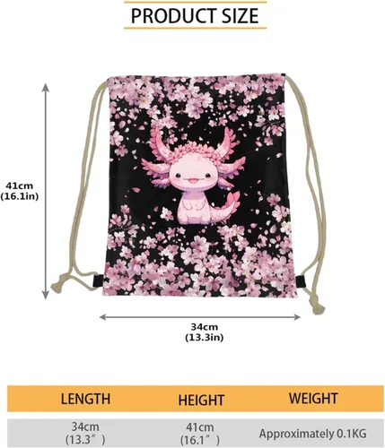 Vista 5 de AFPANQZ Mochila con cordón de diseño de animales geniales, mochila casual para viajes, deportes, bolsa de cincha para hombres, mujeres, niños