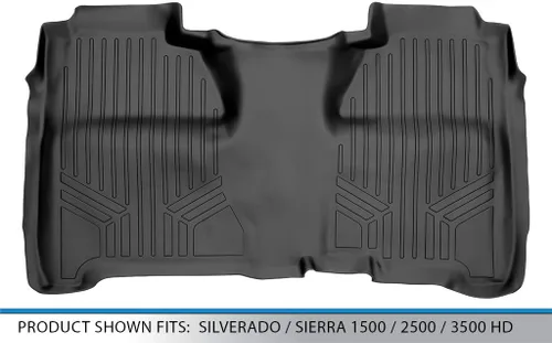 Vista 3 de MAXLINER Alfombrillas de segunda fila para Chevrolet Silverado 1500 2014-2018