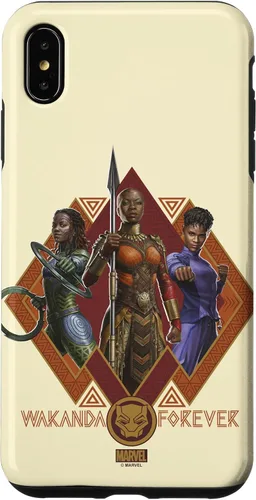 Vista 11 de iPhone 16 Marvel Black Panther: Wakanda Forever Hero Warrior Trio Case