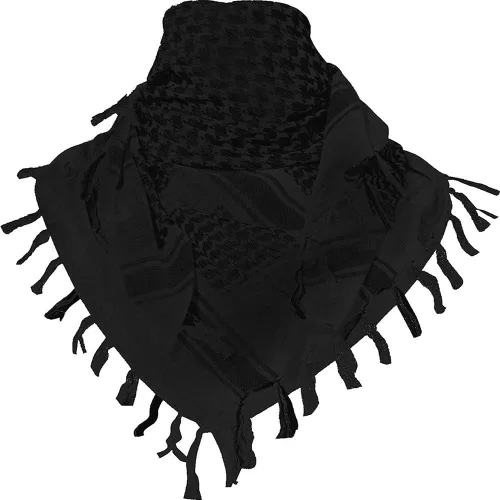 Vista 2 de MAGNIVIT - Bufanda táctica Shemag de algodón Keffiyeh para el desierto, bufanda árabe para cabeza y cuello