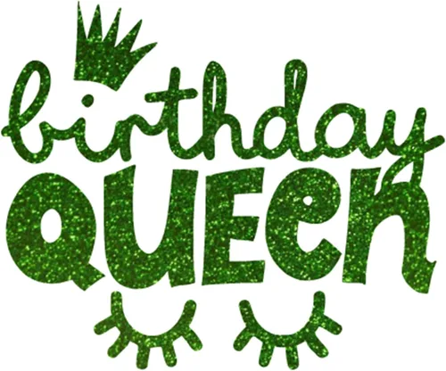 Vista 24 de Calcomanía termoadhesiva de la reina de cumpleaños, transferencia de camisa de fiesta de cumpleaños para mujer, parche de vinilo para niña, gráfico