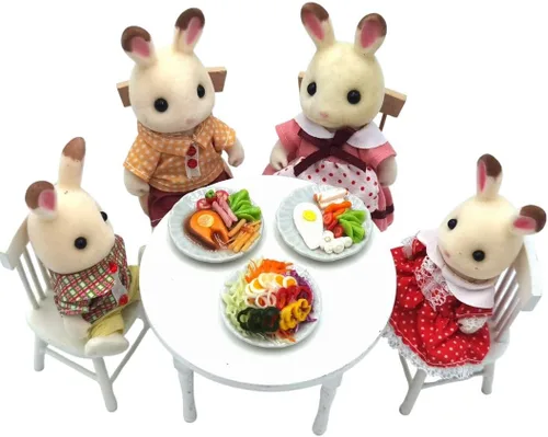 Vista 2 de 3 alimentos dietéticos en miniatura para casa de muñecas Comida pequeña comida muñecas coleccionables, comida para muñecas, kits de casa de muñecas