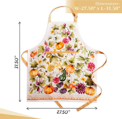 Vista 218 de Maison d' Hermine Delantales para mujer con bolsillo, 100% algodón (27.50 x 31.50 pulgadas)