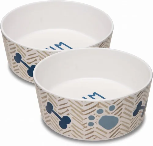 Vista 11 de Loving Pets Dolce Moderno Cuenco para perros, moderno cuenco de melamina para perros y cuenco de agua para perros, plato duradero y antideslizante