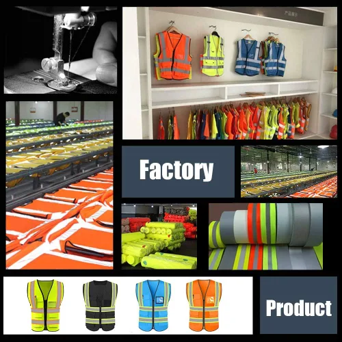 Vista 7 de Personalizar su texto/logotipo/imagen chaleco de seguridad de alta visibilidad ropa de trabajo de protección con tiras reflectantes