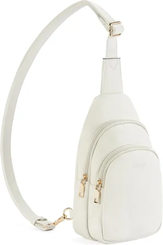 Vista 141 de Telena Riñonera pequeña para mujer, de cuero, cangureras, bolsa de pecho para mujer