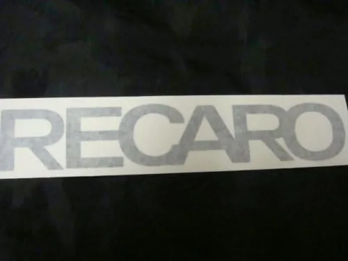 Vista 2 de Nuevo Pegatina de carreras para Recaro (negro)