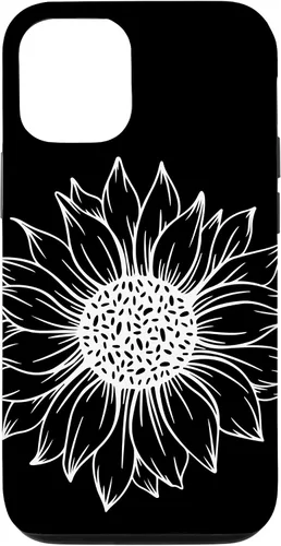 Vista 26 de iPhone 16 Cute and Beautiful White Flower of Sunflower Case