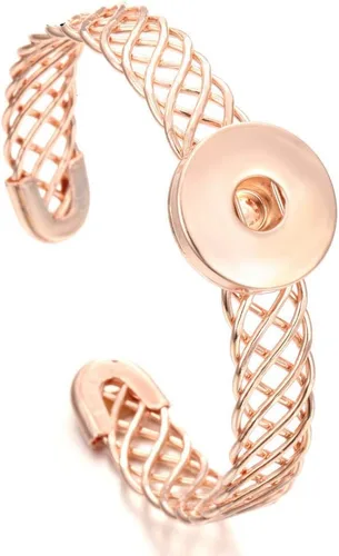 Vista 5 de Lovglisten - Pulsera de 3 piezas con cierre a presión de 0.709 0.787in ajustable