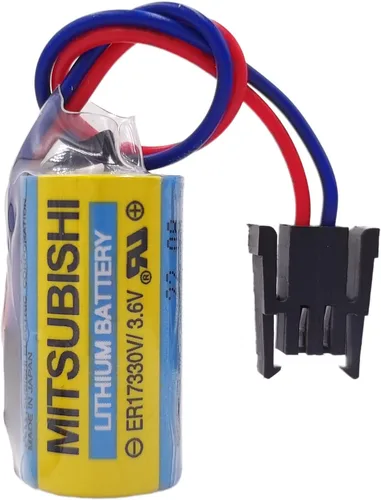 Vista 4 de 2 pilas DCYNXC MR-BAT ER17330V 3.6V tamaño 2/3A PLC 1700mAh para Mitsubishi A6bat batería de litio