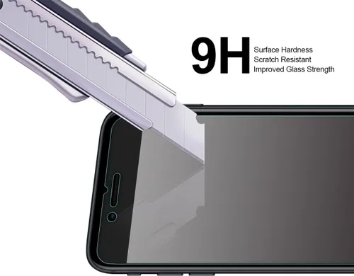 Vista 4 de Supershieldz, mica protectora de vidrio templado para iPhone 8 y iPhone 7, protege contra rayas, grasa de huellas digitales, libre de burbujas, 2