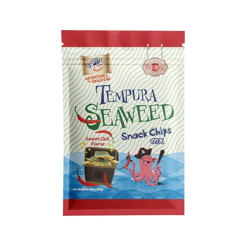 Vista 18 de Swashbuckle Snacks Patatas fritas crujientes de tempura calamar, sabor a queso, 0.95 onzas (0.95 oz), paquete de 5, fabricado en Japón, Otsumami