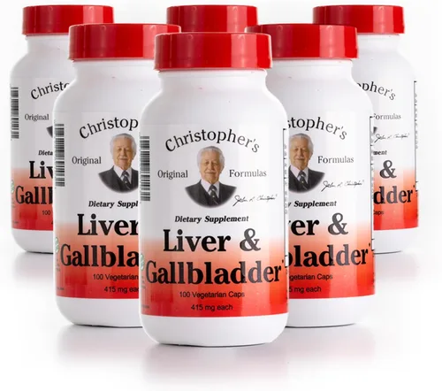 Vista 8 de Dr. Christopher's - Cápsulas de fórmula de hígado y vesícula biliar - Suplementos de vesícula biliar con enzimas digestivas - Apoya el sistema