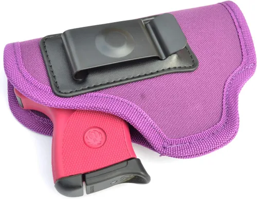Vista 2 de Funda de transporte oculta para Walther Ruger Sig IWB, color morado