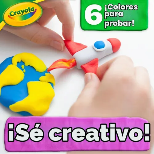 Vista 3 de Masilla para molderar Crayola, cubeta de 3 libras, Azul