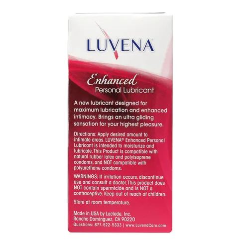 Vista 3 de Luvena - Lubricante personal para mujer, alivio de la sequedad de la menopausia, lubricante íntimo para la sequedad vaginal, a base de agua, sin