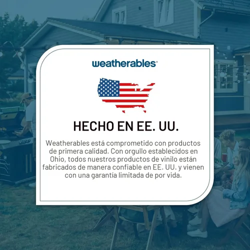 Vista 9 de Weatherables Envoltura de Poste de Vinilo de 6x6 – Envoltura de Poste de Porche de Vinilo Premium para Exteriores Resistente a la Intemperie