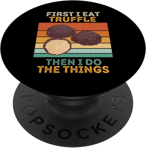 Vista 6 de First I Eat Truffle Then I Do The Things Vintage Truffle PopSockets MagSafe PopGrip for iPhone
