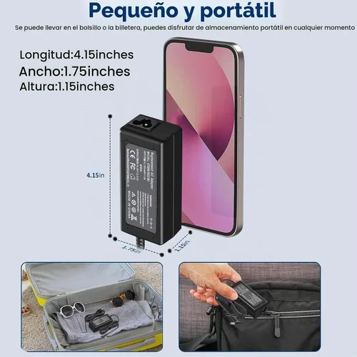 Vista 3 de 45W 19.5V 2.31A Reemplazo para cargador de portátil HP Punta azul, Pavilion