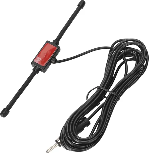 Vista 2 de Antena de radio estéreo universal para coche, antena de radio AM FM, adhesivo para coche, antena de parche oculto, para camión, antena de radio