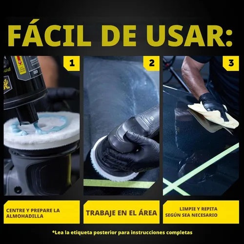 Vista 6 de Meguiar's Professional 5" Almohadilla de microfibra, 2 paquetes, 12/CV