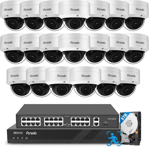 Vista 11 de 4K - Sistema de cámara de seguridad de 16 canales con disco duro de 4 TB, PD54A1216-8M