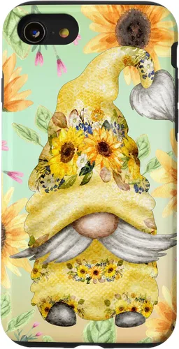 Vista 18 de Sunflower Gnome for Garden Mom Hippies Cute Summer Pattern Case for iPhone 17