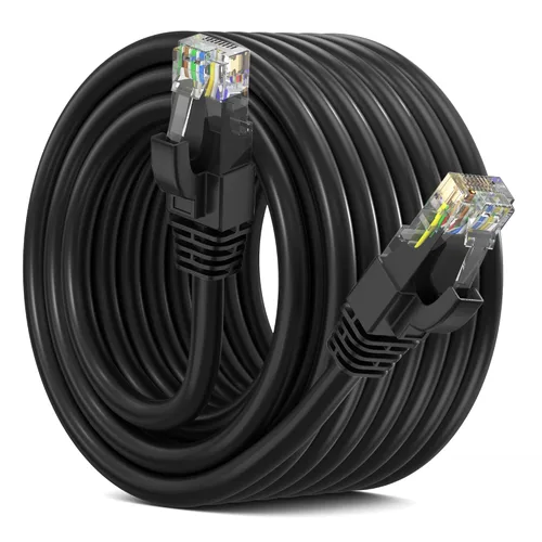 Vista 23 de Maximm Cable Ethernet Cat 6, cable de red y conexión de alta velocidad de 10 pies, UTP, 10 Gbps, cable Ethernet de 550 MHz, color naranja