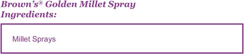 Vista 3 de F.M. Brown's - Spray de mijo dorado, 5 libras