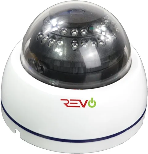 Vista 3 de REVO America RTCB30-1 Aero HD 1080p Cámara bala IR para interiores y exteriores con lente fija de 0.142 in, cable BNC de 60 pies incluido