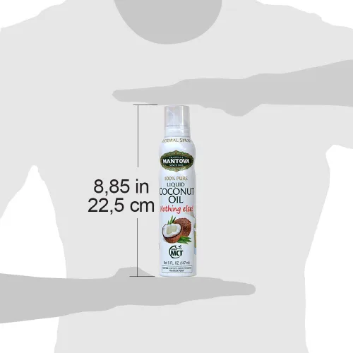 Vista 105 de Mantova Spray de Aceite de Oliva Virgen Extra con Sabor a Cúrcuma, spray de cocina saludable para el corazón perfecto para ensaladas, salsas