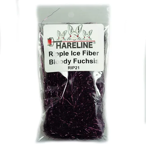 Vista 19 de Hareline Fibra de hielo Dubbin Ripple UV PEARL