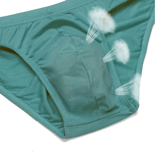 Vista 5 de Avidlove Ropa interior de bikini para hombre, calzoncillos de microfibra de tiro bajo, paquete de 4