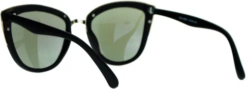 Vista 5 de SA106 gafas de sol de ojo de gato de gran tamaño espejo espejo de color para mujer
