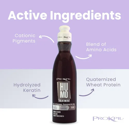 Vista 7 de Prokpil Tratamiento Humo Mantenimiento Nuance Mascarilla Gris Oscuro para Cabello Rubio Matizante Humo Tratamiento y Mantenimiento Natural