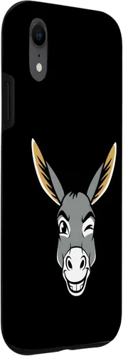 Vista 3 de Funny Wild Donkey Animal Lover Humor Design Gift Men Women Case for iPhone XR