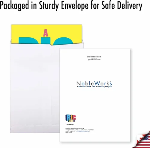 Vista 5 de NobleWorks - Tarjeta de felicitación de 30 aniversario con sobre de 8.5 x 11 pulgadas para hombres, mujeres - Jumbo 30 años de matrimonio - Big 30