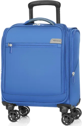 Vista 13 de Verage Equipaje de mano debajo del asiento de 14 pulgadas con ruedas giratorias y puerto de carga USB, maleta con ruedas para aerolíneas, bolsa Negro