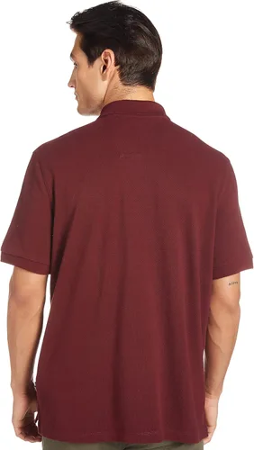 Vista 2 de Nautica - Camiseta de manga corta estilo polo para hombre, de algodón piqué liso