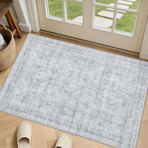 Vista 40 de Alfombras de área 8x10 Sala de estar: Dormitorio Alfombra Lavable Beige
