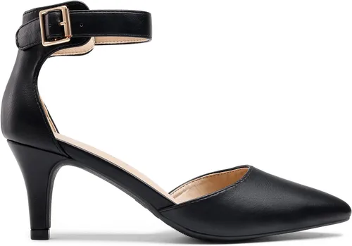 Vista 2 de Dream Pairs - Zapatos de vestir de tacón bajo para mujer