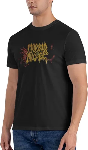 Vista 2 de Morbid Angel T Shirt Men's Summer Round Neck Trend Fashion Short Sleeve T Shirt Sports Fitness Cotton Shirt Tops