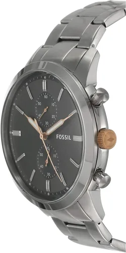 Vista 2 de Fossil Townsman - Reloj de cuarzo para hombre acero inoxidable color plateado modelo FS5407
