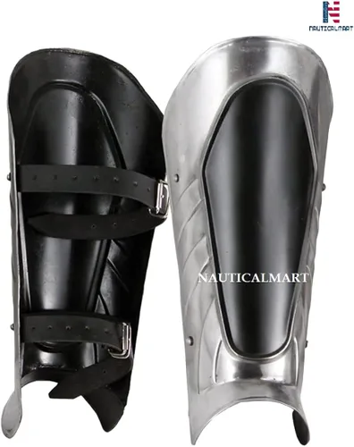 Vista 2 de NauticalMart Juego de brazo de hielo negro - Negro - Armadura de talla única totalmente portátil, ajustable, recreación de cosplay, juego de rol