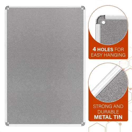 Vista 3 de Animal Tracks - Letrero de metal con guía de campo, arte de pared, cabaña de troncos, bosque, caza, guardería de niños, decoración rústica para casa