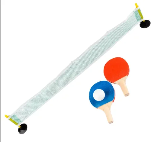 Vista 2 de Mini Ping Pong Set - Table Tennis - 2 Paddles, Ping Pong Ball and Net - Individually Carded Toy for Ages 8 +